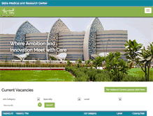 Tablet Screenshot of careers.sidra.org